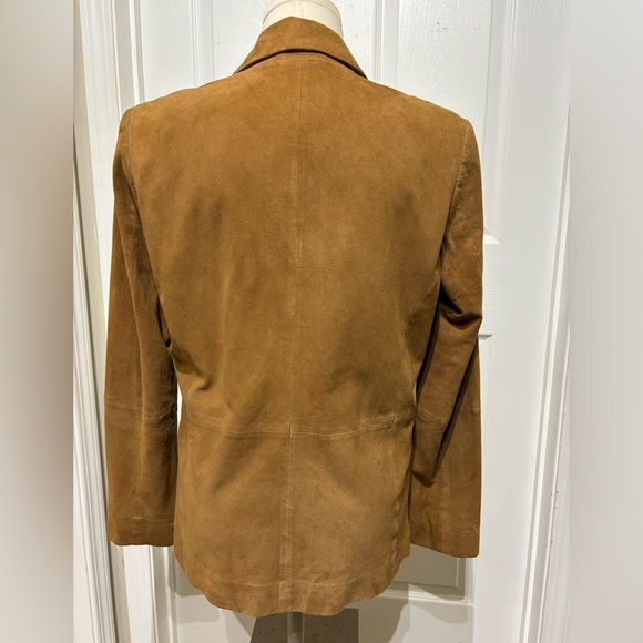 Spieth & Wensky Women's Tan Soft Suede Jacket Size 38 - Picture 5 of 10